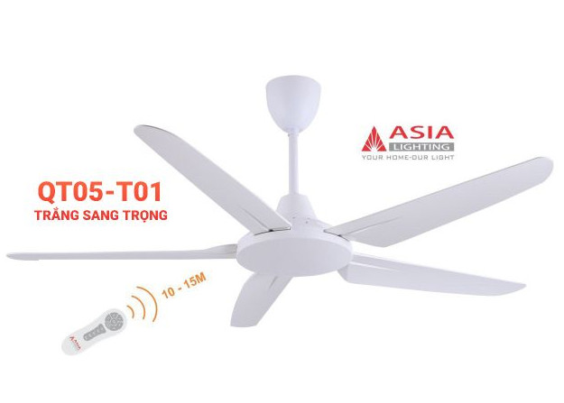 Quạt trần Asia 5 cánh QT05-T-01